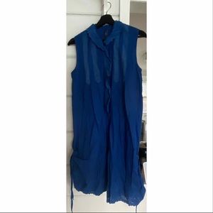 HIGH Everyday Couture Bib Blue Dress (Claire Campbell)